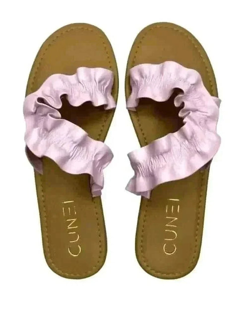 Light Pink Swirl Flats - cunei